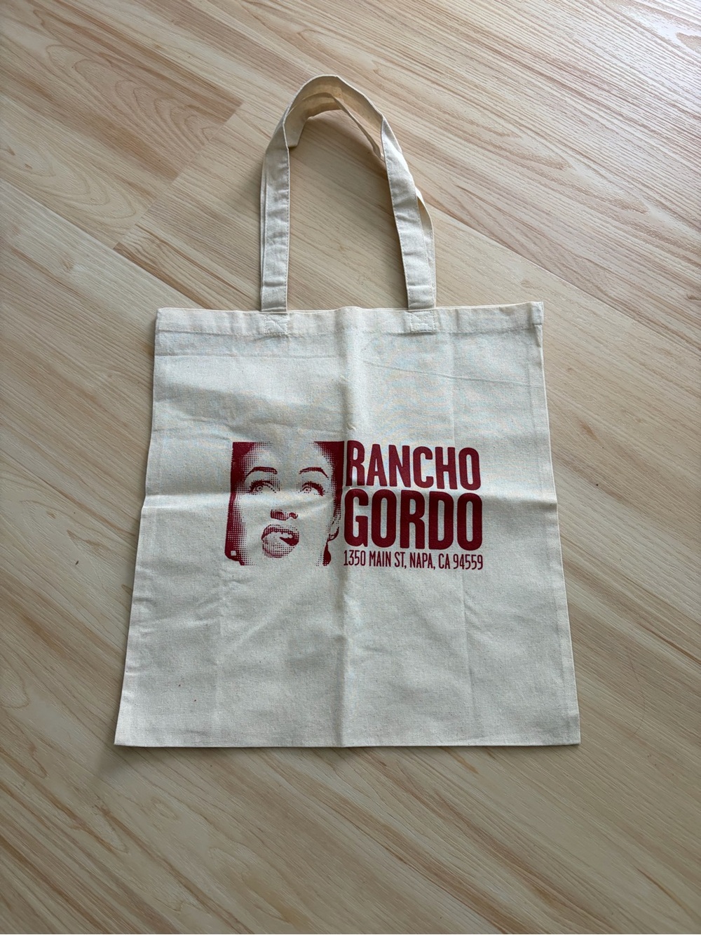 Cream Canvas Tote from Rancho Gordo
